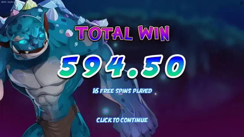 Gronk’s Gems slot screenshot 11