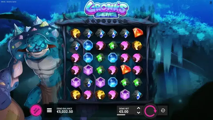 Gronk’s Gems slot screenshot 1
