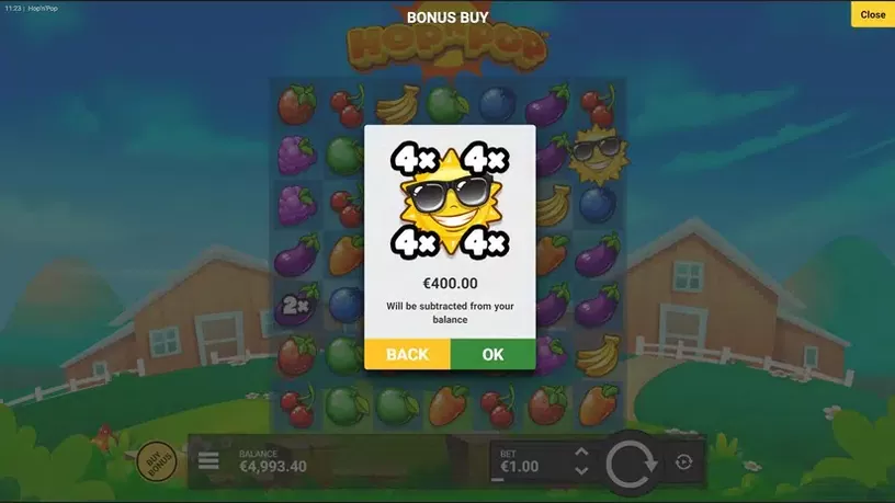 Hop N Pop slot screenshot 2