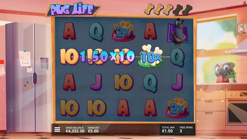 Pug Life slot screenshot 4