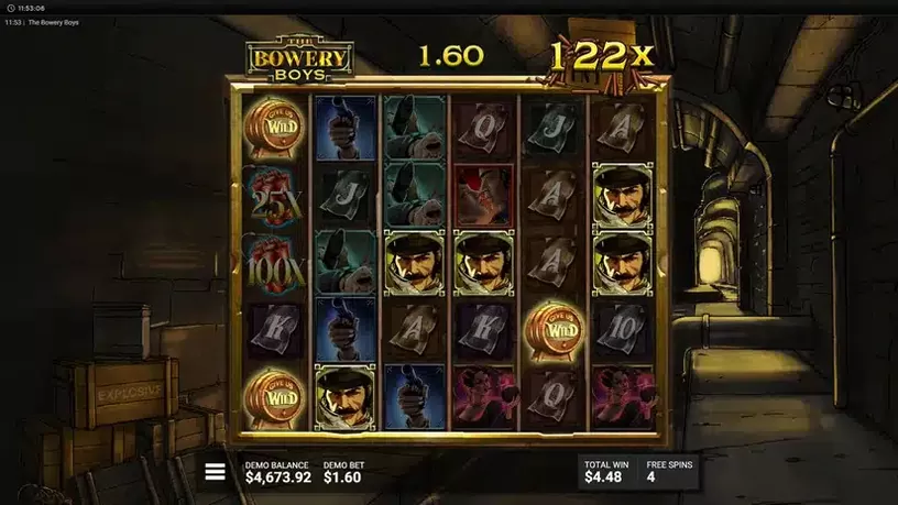 The Bowery Boys slot screenshot 6