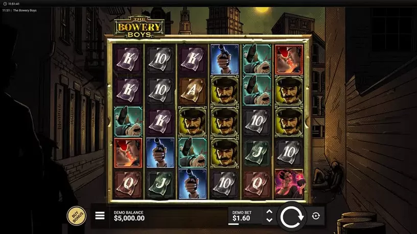 The Bowery Boys slot screenshot 1