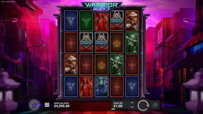 Warrior Ways slot screenshot 3