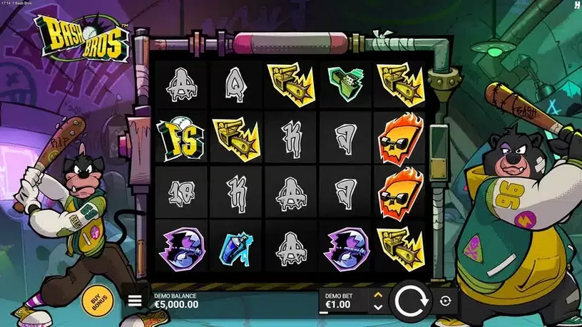 Bash Bros slot screenshot 1