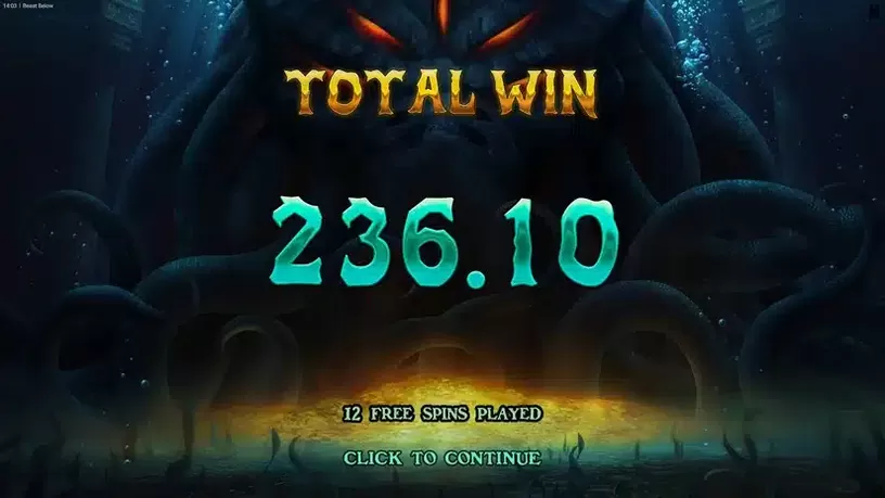 Beast Below slot screenshot 7