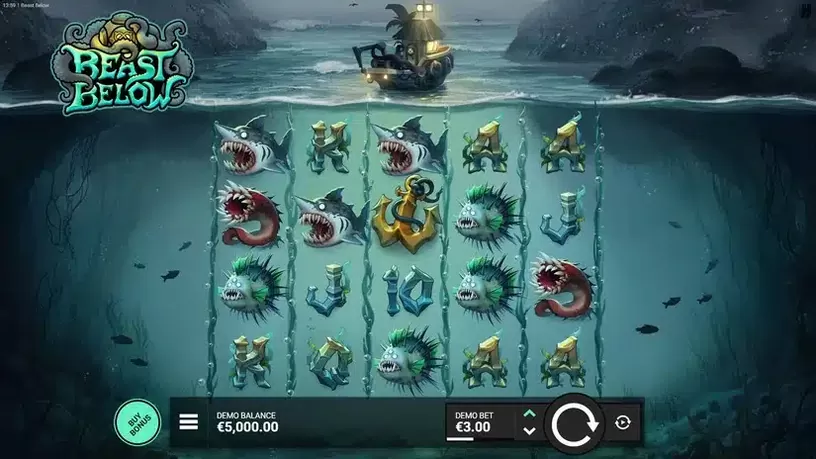 Beast Below slot screenshot 1