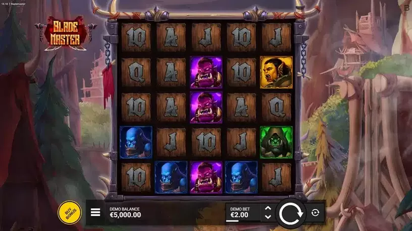 Blade Master slot screenshot 1