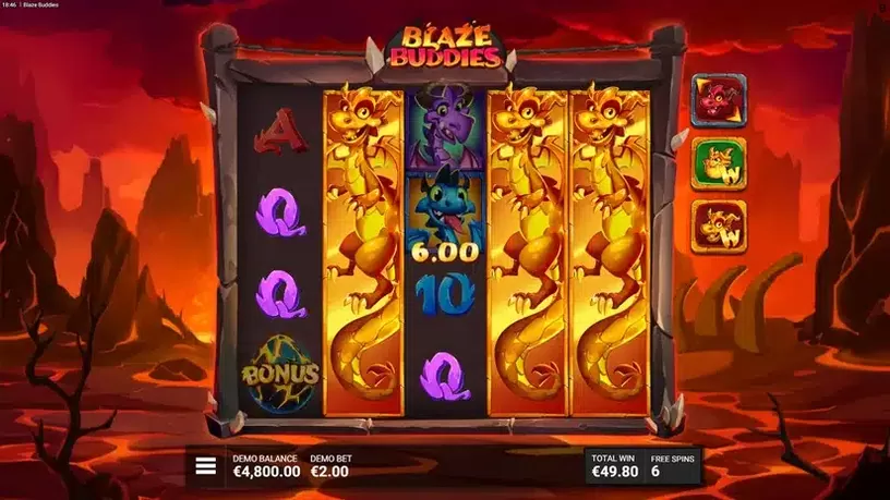 Blaze Buddies slot screenshot 6