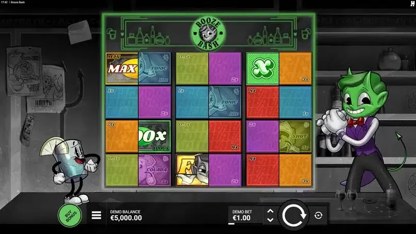 Booze Bash slot screenshot 1