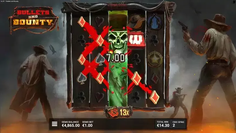 Bullets and Bounty slot screenshot 5