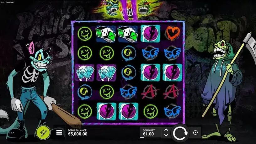 Chaos Crew 2 slot screenshot 1