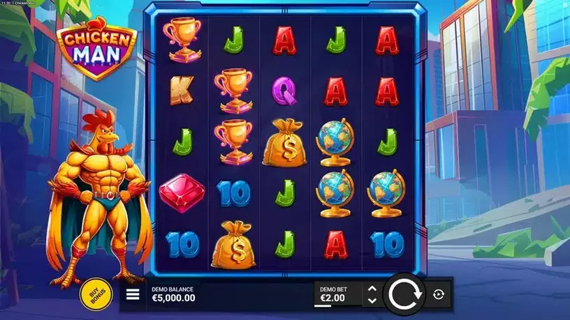 Chicken Man slot screenshot 1