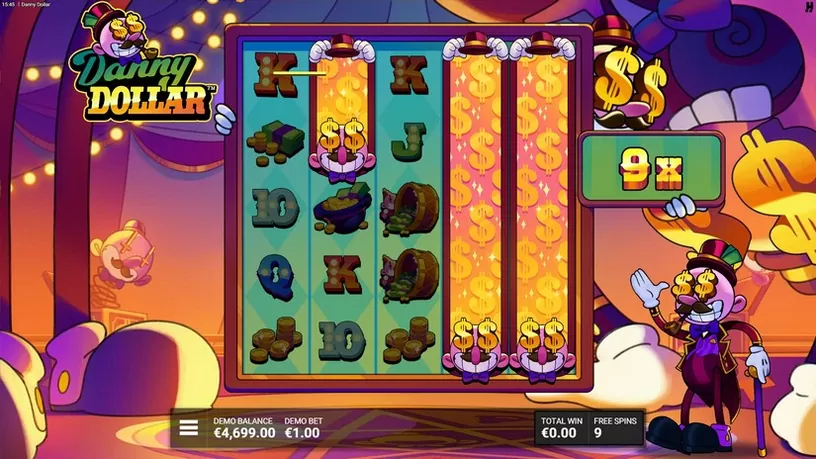 Danny Dollar slot screenshot 4