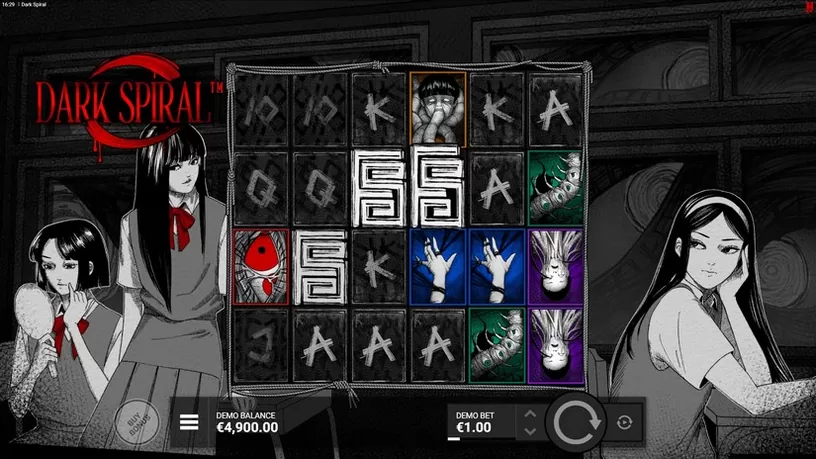Dark Spiral slot screenshot 2