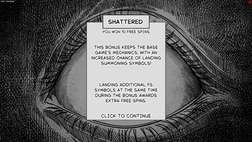 Dark Spiral slot screenshot 3