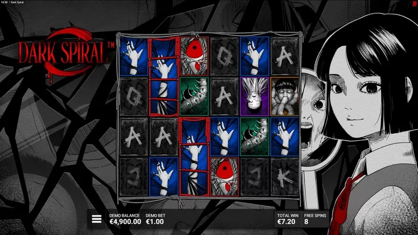 Dark Spiral slot screenshot 4