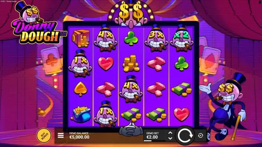 Donny Dough slot screenshot 1