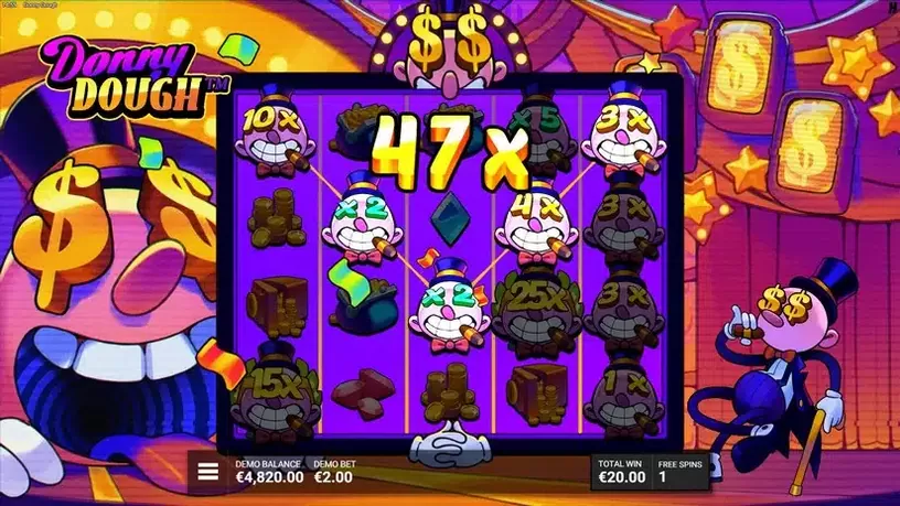 Donny Dough slot screenshot 5