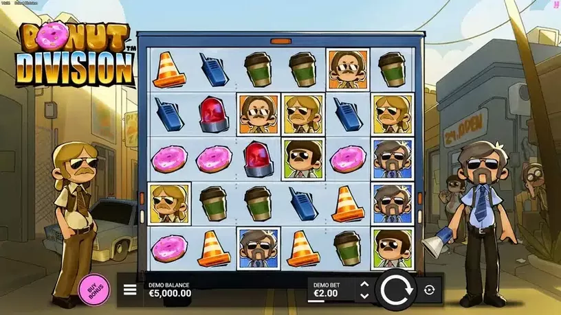 Donut Division slot screenshot 1