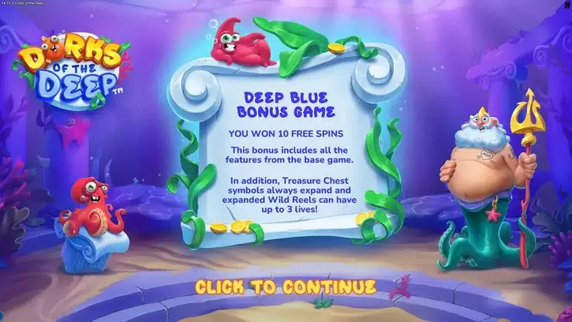Dorks of the Deep slot screenshot 3