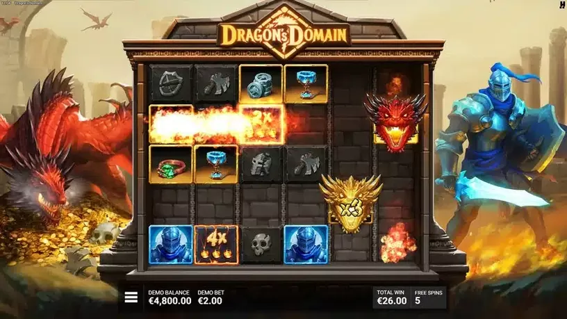 Dragon’s Domain slot screenshot 6