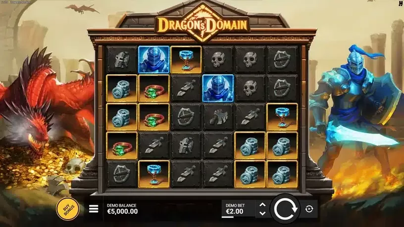 Dragon’s Domain slot screenshot 1