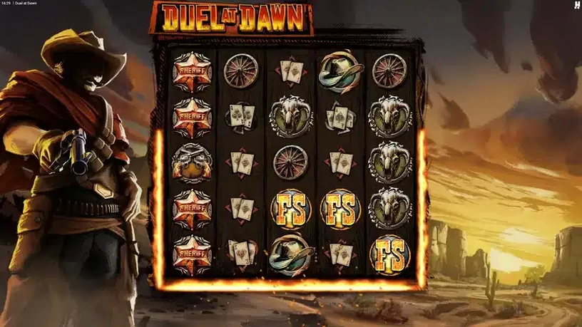 Duel At Dawn slot screenshot 1