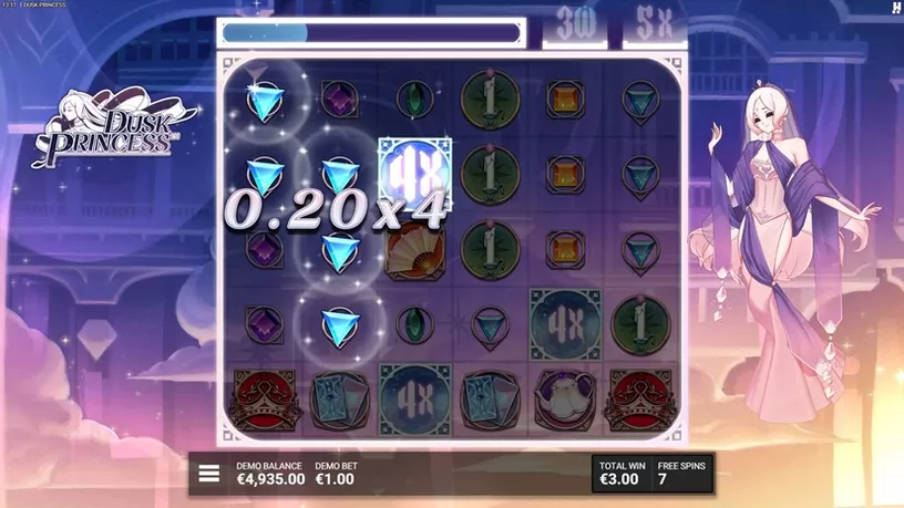 Dusk Princess slot screenshot 5