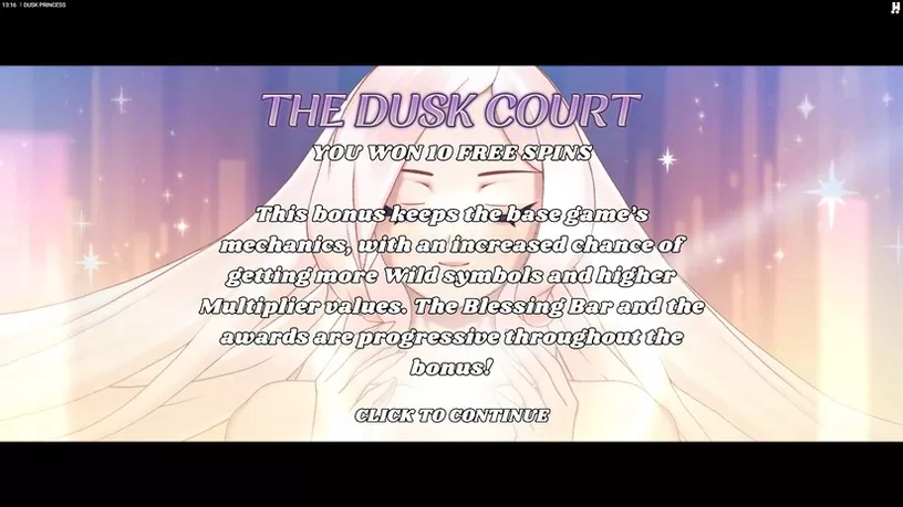 Dusk Princess slot screenshot 3