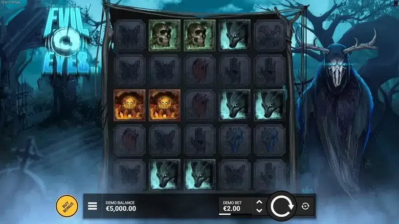 Evil Eyes slot screenshot 1