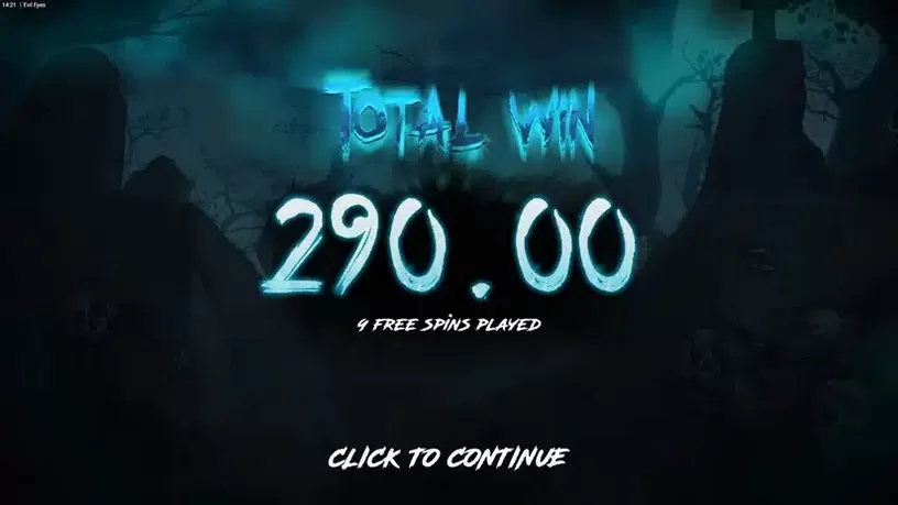 Evil Eyes slot screenshot 6