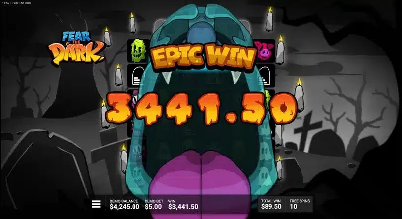 Fear the Dark slot screenshot 6