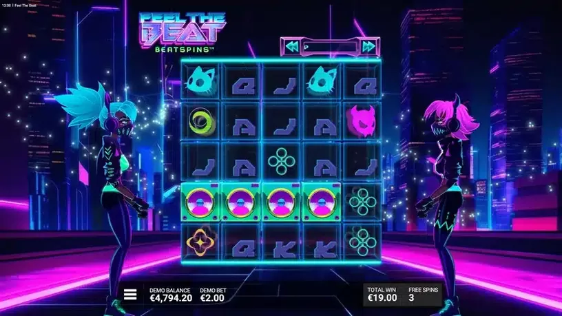 Feel the Beat slot screenshot 5