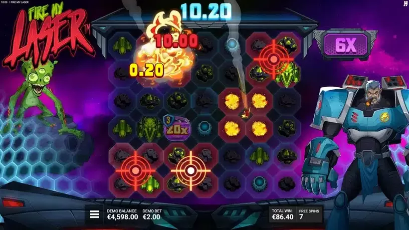 Fire My Laser slot screenshot 5