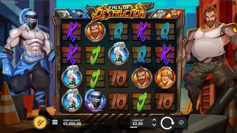Fist of Destruction slot screenshot 1