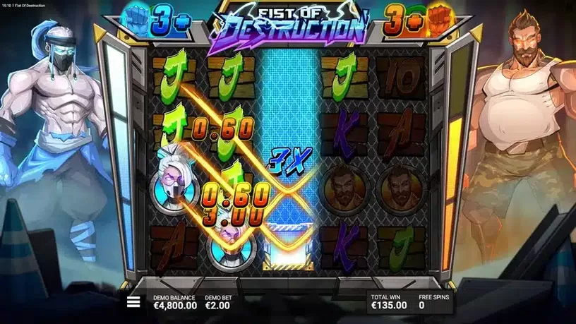 Fist of Destruction slot screenshot 6