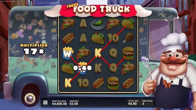 Fred’s Food Truck slot screenshot 4