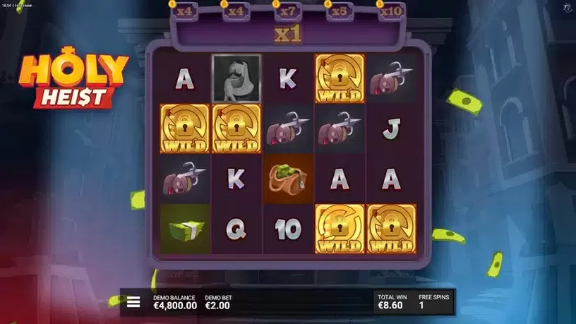 Holy Heist slot screenshot 5