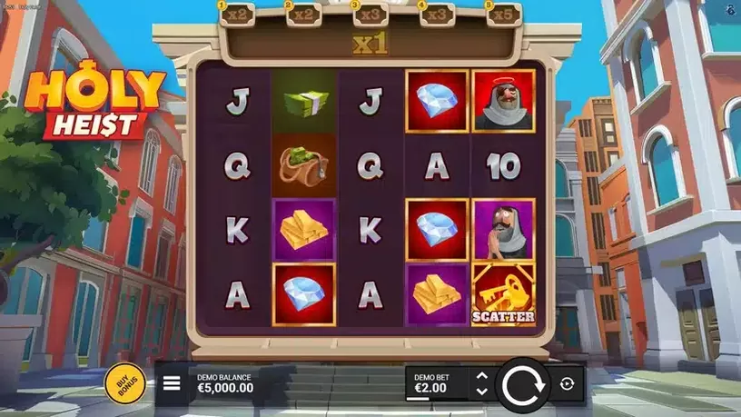 Holy Heist slot screenshot 1