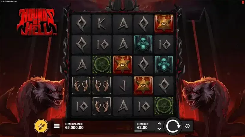 Hounds of Hell slot screenshot 1