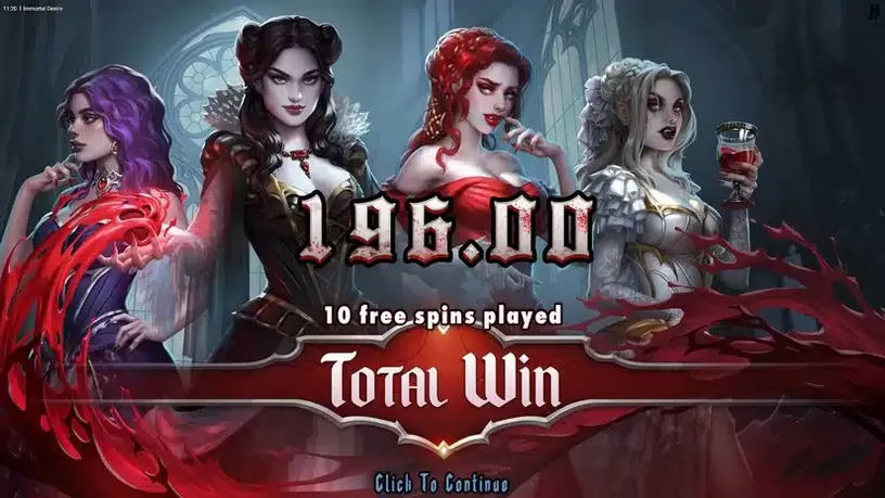 Immortal Desire slot screenshot 9