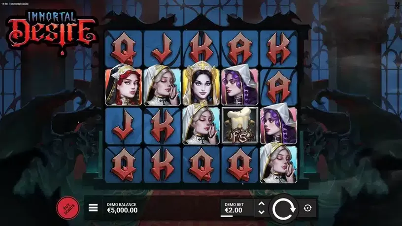 Immortal Desire slot screenshot 1