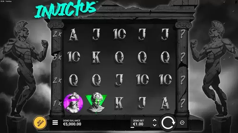 Invictus slot screenshot 1