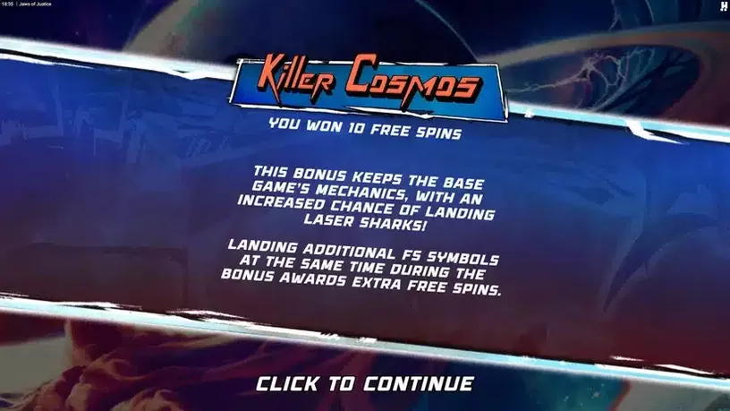 Jaws of Justice slot screenshot 3