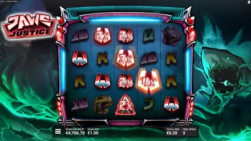 Jaws of Justice slot screenshot 5