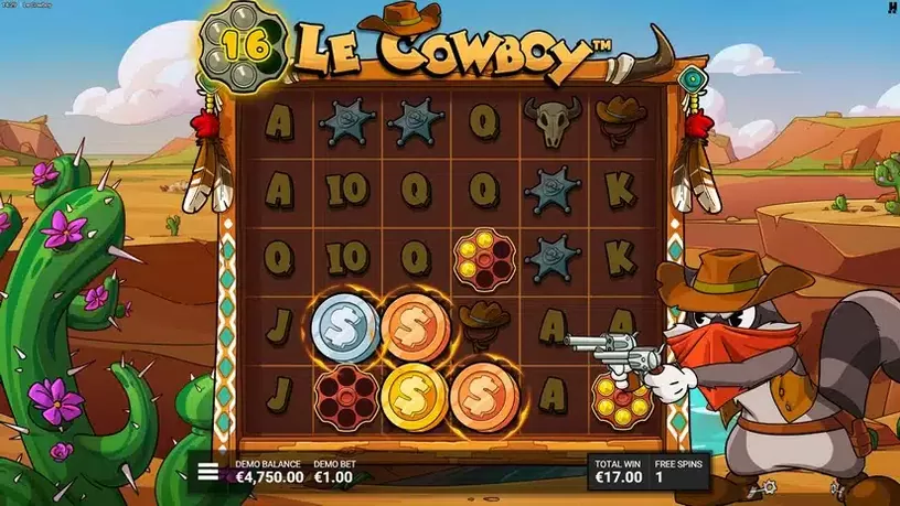 Le Cowboy slot screenshot 5