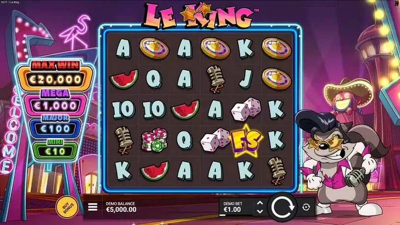 Le King slot screenshot 1