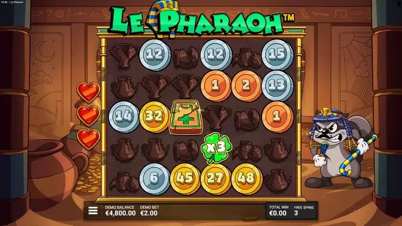 Le Pharaoh slot screenshot 6