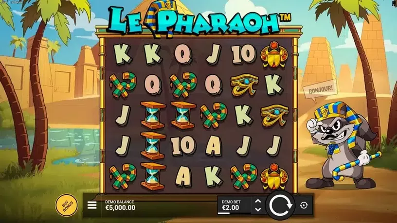 Le Pharaoh slot screenshot 1