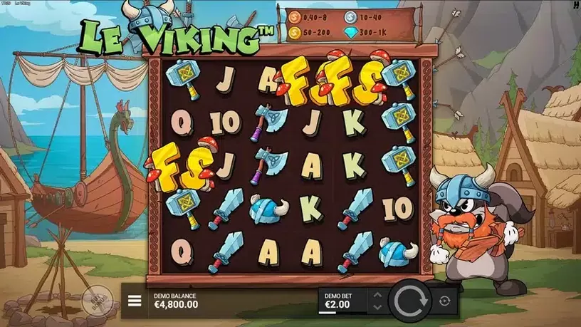 Le Viking slot screenshot 1